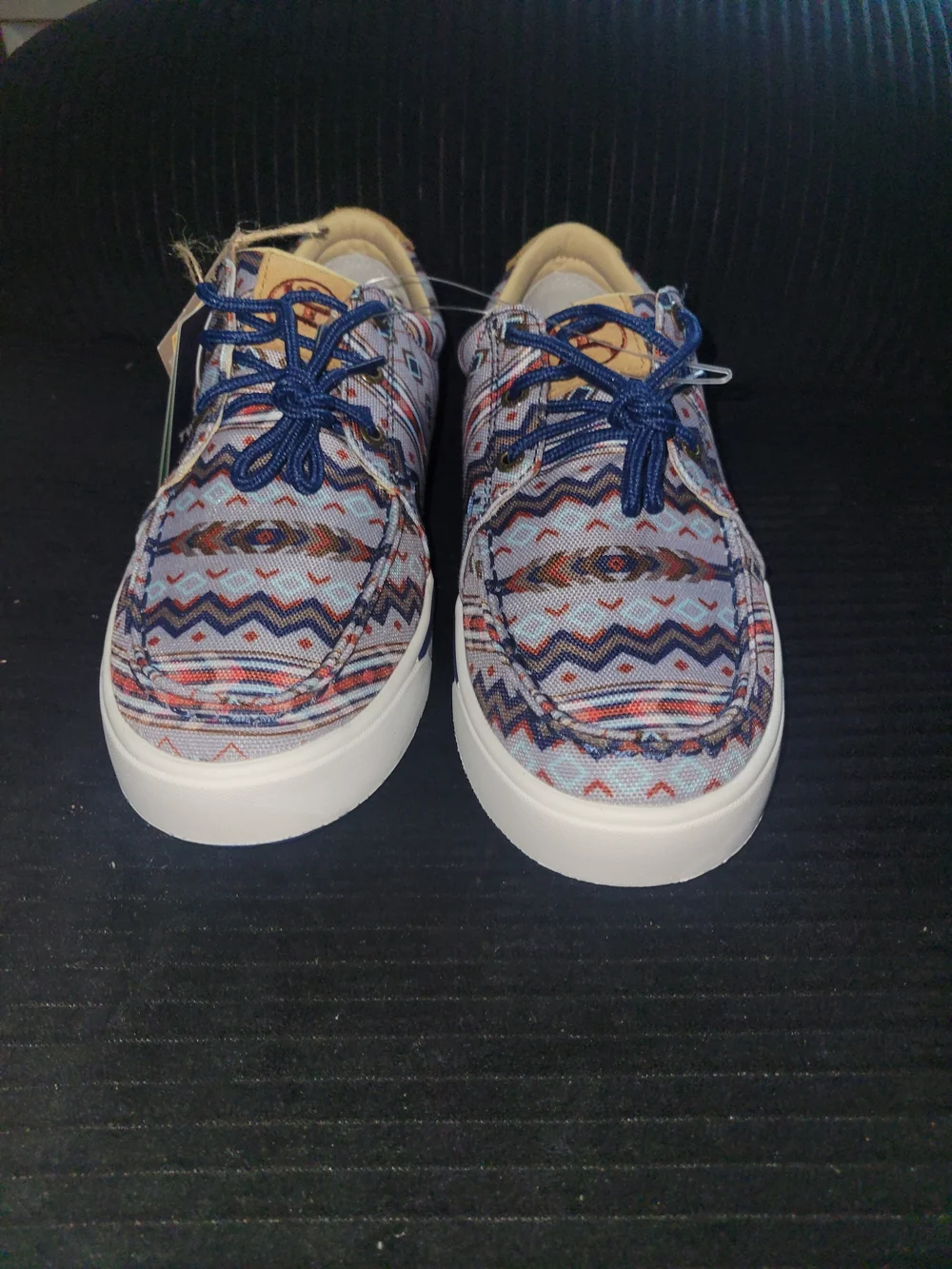 Twisted X Blue Multi-Patterned Casual Loafers